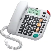 Maxcom KXT480CZ, Analoog telefoon, Luidsprekerfunctie, Identificatie van de beller, Zwart