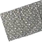 Unique living | tafelloper bernt 45x150cm dark grey