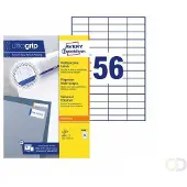 Avery Zweckform 3668 universele etiketten A4 52,5 x 21,2 mm wit (5600 etiketten)