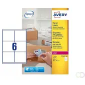 Avery L7166B-100 BlockOut verzendetiketten A4 99,1 x 93,1 mm wit (600 etiketten)
