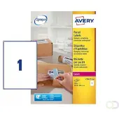 Avery L7167B-100 BlockOut verzendetiketten A4 199,6 x 289,1 mm wit (100 etiketten)