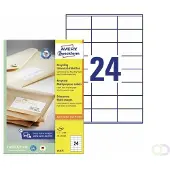 Avery printeretiketten Recycled universele etiketten, 70 x 36mm