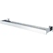 Haceka Edge dubbele handdoekhouder 60cm chroom