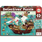 Educa Piratenschiff Detektiv Puzzle