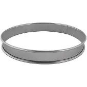 Matfer platte RVS taartring glad 28cm