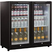 Husky C2-865-BK-NL-HU - Flessen Koelkast - Horeca - Met Glazen Deuren