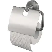 Haceka Toiletrolhouder Kosmos - Staal - Met Klep - Rvs Look