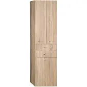 Sapho Zoja kolomkast met wasmand 50x184cm eiken platina