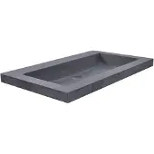 Bally B-stone Meubelwastafel Hardsteen 60x46x5cm Zonder Kraangat