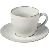 Broste Copenhagen Nordic Sand kop en schotel 8,8 cm.