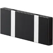LoCa Knax Horizontal 2 - Haken en hangers Metaal Black - 10252