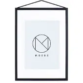 MOEBE Frame A4 Montuur 23x31,7 Cm Zwart - Lijsten Aluminium Black - FABA4