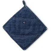 Lexington Icons Denim pannenlap Denimblauw