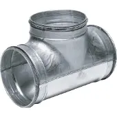 Spiraliet T-stuk 160 mm