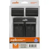 Jupio Value Pack: 2x LP-E6NH 2130mAh + USB Dual Charger