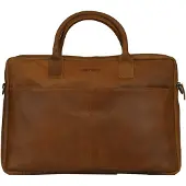 Dstrct Limited Laptoptas - 17 inch - Cognac