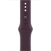 Apple Watch 42/44/45 mm Siliconen Horlogeband Sport Donkere kers