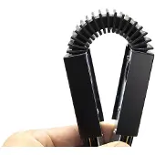LumenXL Flexibele connector voor 1-fase rail, zwart