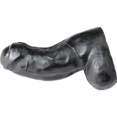 All Black Dildo - 17 cm