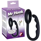 You2Toys - Cockring met Anaal Plug Asslock Flexibel - Zwart
