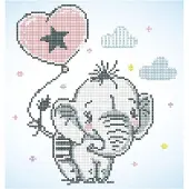 Diamond Dotz Sweet Trunks - Diamond Painting (28x30 cm)