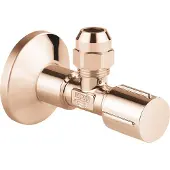 GROHE hoekstopkraan knel 1/2x3/8 m. metalen greep warm sunset
