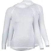 Avento Thermoshirt Lange Mouw Vrouwen - 2-Pack - Wit - Maat 40