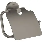 GROHE Essentials Closetrolhouder met klep Hard Graphite