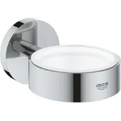 GROHE Essentials glas/zeephouder Chroom