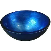 Sapho Murano glazen waskom 40cm blauw