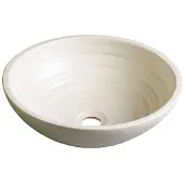 Sapho Attila keramische design waskom 42.5cm ivoor wit
