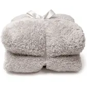 Unique living Plaid Teddy - Pebble