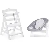 Hauck Alpha+ White Kinderstoel - Wit FSC gecertificeerd beukenhout