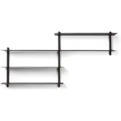 Gejst Nivo Wandplank B Zwart / Zwart - Wandplanken As Black - 20110