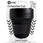 Stojo - Pocket Cup - Koffie / Theebeker - 355 ml - Herbruikbaar - Opvouwbaar - Ink