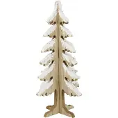 Peha Houten kerstboom | | 29 cm (Besneeuwd)