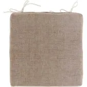 Unique living | Chairpad rib 40x40cm coconut | Kussen woonkamer of slaapkamer