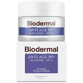 Biodermal Anti Age dagcrème 50+ - Met hyaluronzuur en vitamine E - SPF15