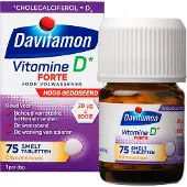 Davitamon Vitamine D3 Forte - vitamine D3 volwassenen - Smelttablet 75 stuks
