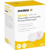 Medela Safe & Dry Ultra Thin Wegwerpbare Borstkompressen 30 St Compressen