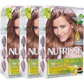 Garnier 3x Nutrisse Ultra Crème Permanente Haarkleuring 7.0 Natuurlijk Blond