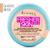 Rimmel Fresher Skin Foundation SPF 15 201 Classic Beige 25 ml