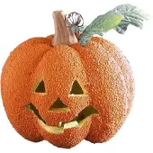 Carnival Toys pompoenverlichting 18 cm polystyreen oranje