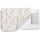 Sensillo beddengoed set hert beige l dekbed met kussen 95 × 75 cm