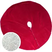Unique living Kerstboomrok Coby Rood D 110 Cm