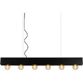 Lucide SURTUS - Hanglamp - 6xE27 - Zwart