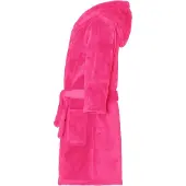 Playshoes fleece badjas fuchsia Roze Meisjes Polyester Capuchon Effen - maat 110/116