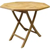 AVH-Collectie Klaptafel 90 cm achtkantig teak