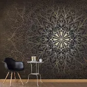 Karo-art 343cm X 245cm - Zelfklevend fotobehang - Mandala, 8 maten, premium print