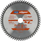 Norton Clipper Pro Serie - Cirkelzaagblad - 160mm - 20mm - Hout en Composieten